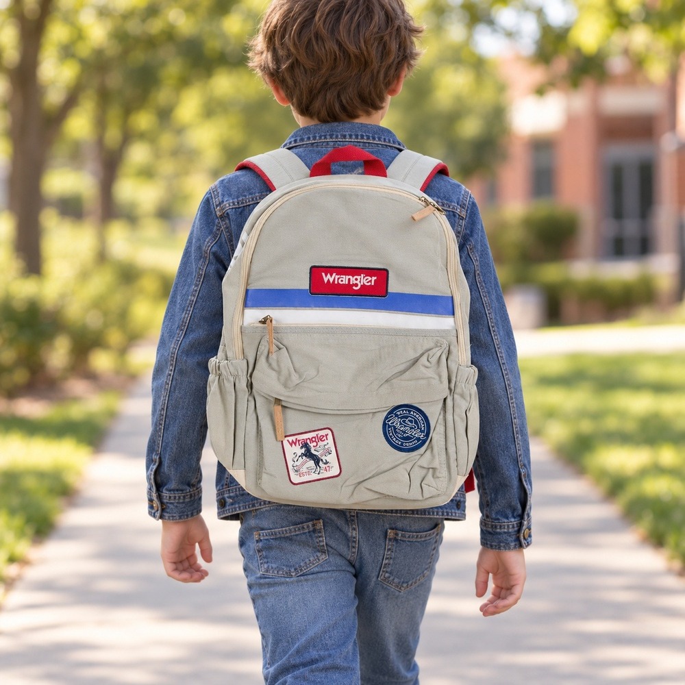 Wrangler BP Rodeo Sport Backpack Mountain Ice Denim B26WR67055-XX NWT